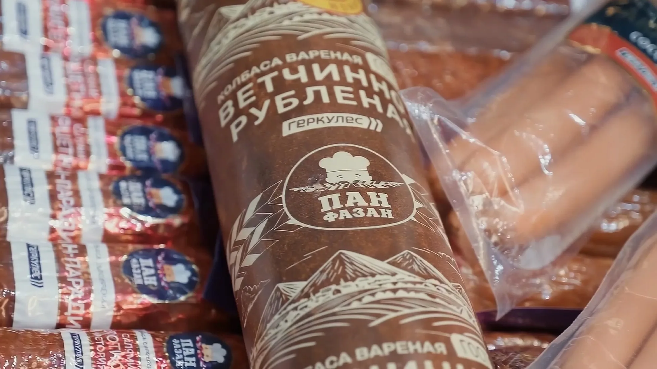 продуктовое видео с фокусом на упаковку и ассортимент