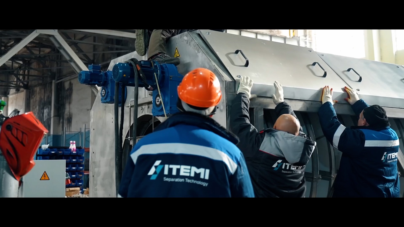 Съёмка производственного оборудования ITEMI — общий план предприятия