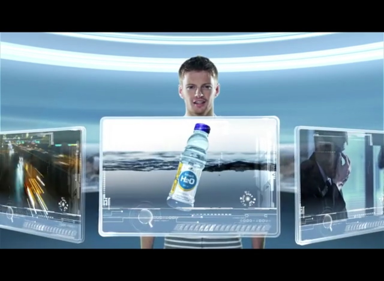 Smart H2O — 3D-анимация бутылки в финальном кадре