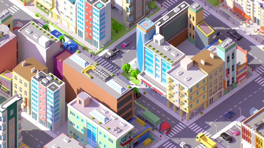 кейс VideoGlobal — финальный 3D-кадр с фирменным цветом
