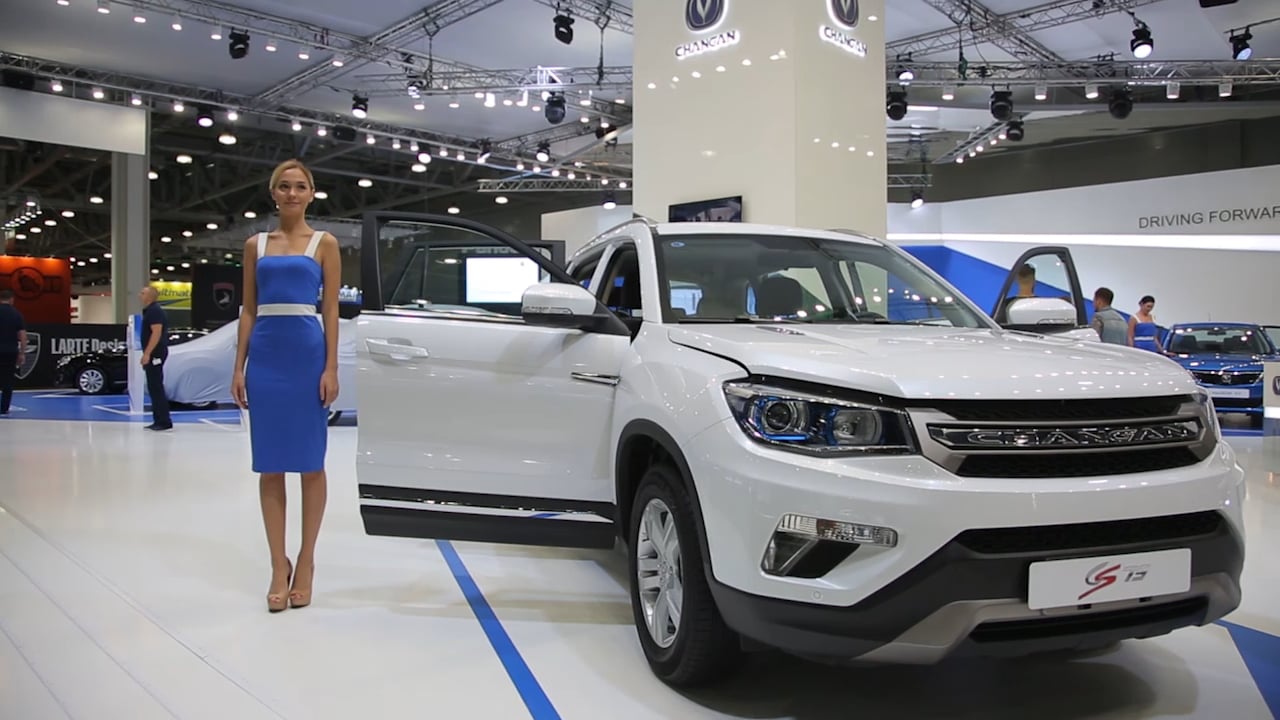 Съёмку выставки автосалон: Changan Automobile Москва